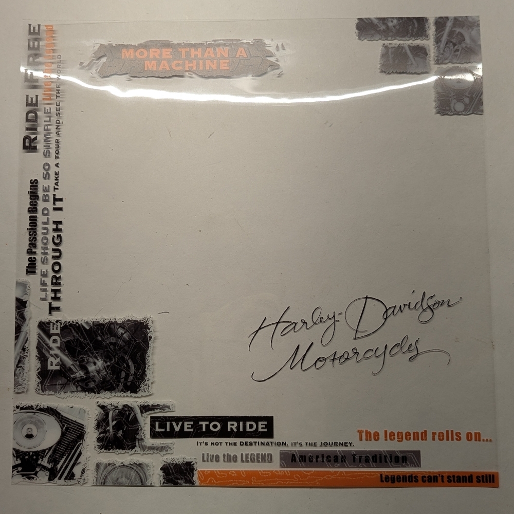Creative Memories Harley-Davidson Scrapbooking Carry Case Supplies HD Sheets - Picture 6 of 15